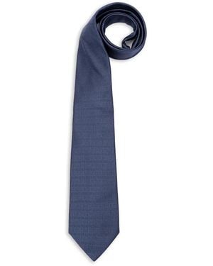 Elios Milano Sagittarius Geometric-Pattern Tie - Blue