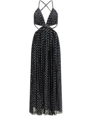 Zimmermann Daylight Maxi-Jurk Met Gevlochten Afwerking - Zwart