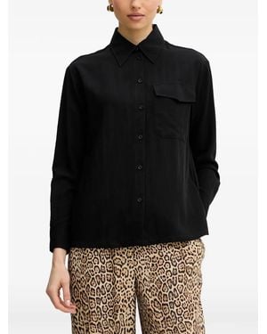 Silvian Heach Long-Sleeved Shirt - Black