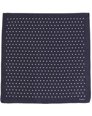 Fursac Pañuelo de bolsillo con estampado de lunares - Azul
