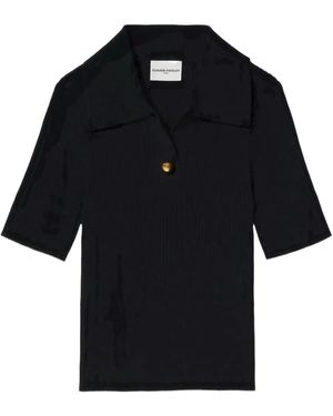 Claudie Pierlot ファインニット トップ - ブルー