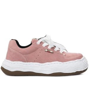 Maison Mihara Yasuhiro Baskets Oliver Og Sole En Daim - Rose