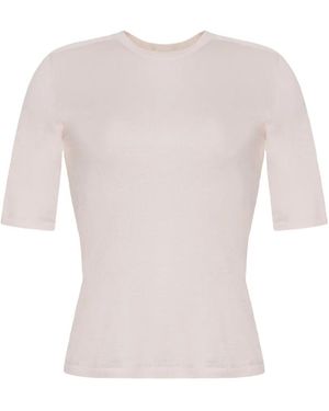 Adam Lippes Kerr Short-Sleeve Top - White