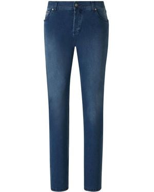 richard j. brown Logo-Embroidered Jeans - Blue