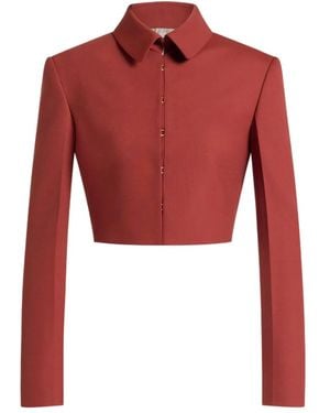 Alberta Ferretti Collared Jacket