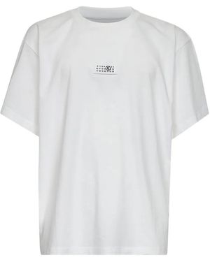 MM6 by Maison Margiela Logo-Patch T-Shirt - White