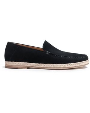 J.M. Weston Uzes Suede Espadrilles - White