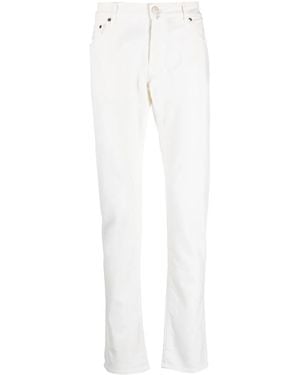 Moorer Straight-Leg Jeans - White