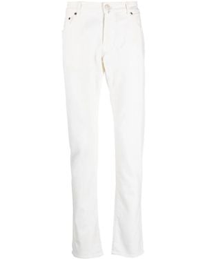 Moorer Straight-Leg Jeans - White