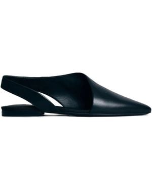 Co. Bailarinas n tira trasera - Azul