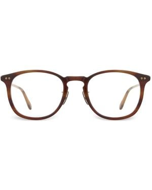Garrett Leight Runde Kinney Brille - Braun