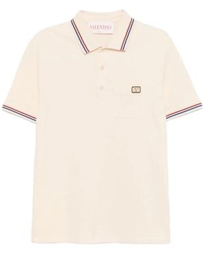 Valentino Garavani Polo Con Zip Vlogo Signature - Neutro