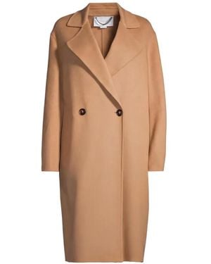 Stella McCartney Double-Breasted Coat - Natural