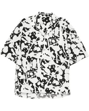 CROQUIS Painted-Effect Shirt - White