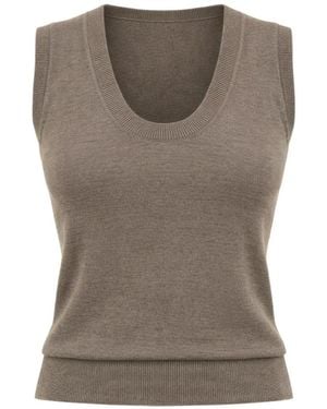 Reformation Marta Sweater Tank - Gray