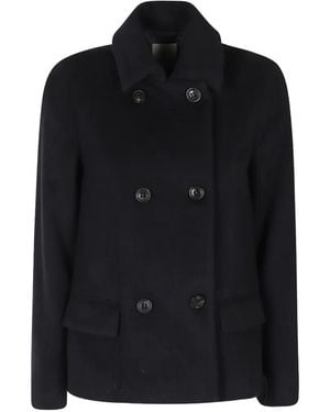 Kiltie Double-Breasted Jacket - Black