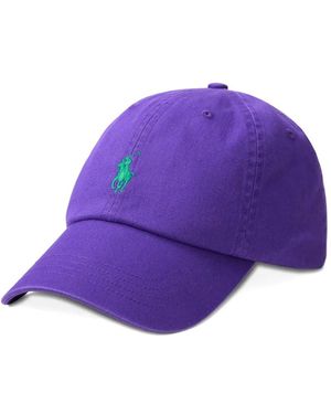 Polo Ralph Lauren Logo-embroidered baseball cap - Morado