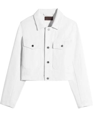 Lemaire Cotton Cropped Jacket - White
