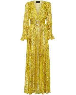 Philipp Plein Maxi Dress - Yellow