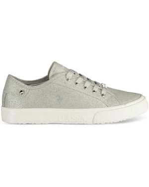 U.S. POLO ASSN. Baskets À Effet Pailleté - White