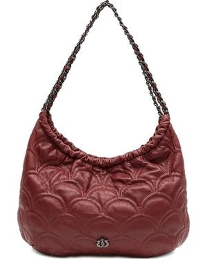 Isla Bolso de hombro acolchado - Morado