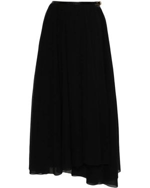Philosophy Di Lorenzo Serafini Belted Midi Skirt - Black