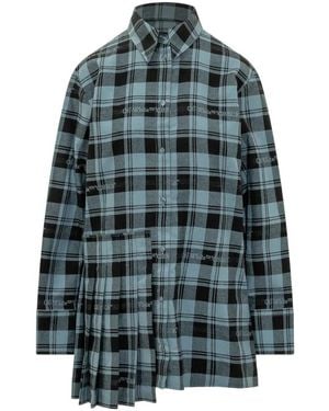 Off-White c/o Virgil Abloh Robe À Carreaux Vichy - Blue