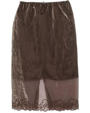 Cecilie Bahnsen Bria Skirt - Brown
