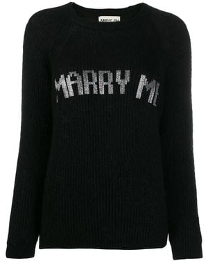 Aniye By Marry Me Sweater - Black