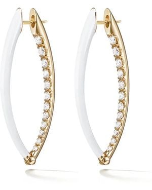 Melissa Kaye 18Kt Geelgouden Oorringen - Metallic