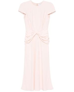 McQueen ツイストディテール ドレス - ピンク