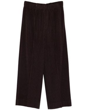 Homme Plissé Issey Miyake Pleated Trousers - White