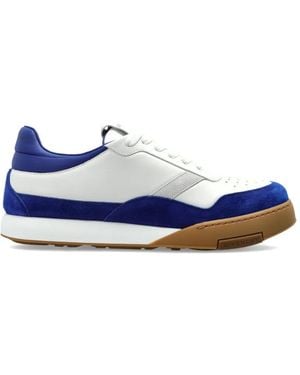 Givenchy Baskets En Cuir À Empiècements - Bleu