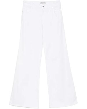 ERMANNO FIRENZE Five-Pocket Flared Jeans - White