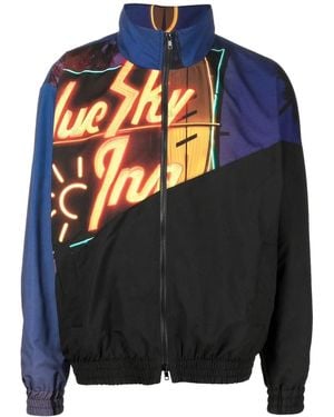 BLUE SKY INN Bomber Con Stampa Grafica - Blu