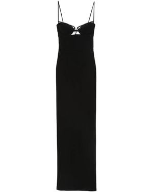 Nensi Dojaka Cut-Out Maxi Dress - Black