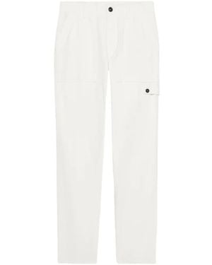 Fortela Buttoned Pocket Pants - White