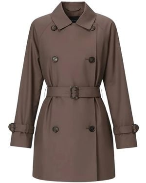 Max Mara Mtccalle Belted Cube Coat - Brown