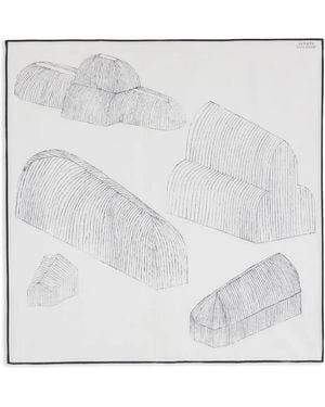 Lemaire Houses Bandana - White