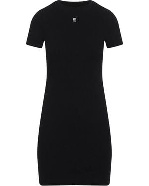 Givenchy ロゴアップリケ ドレス - ブラック