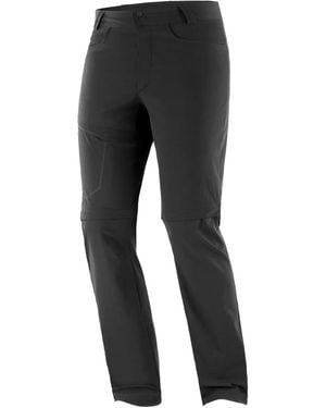 Salomon Wayfarer Zip Off Convertible Pants - Black