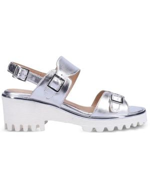 Ron White Ellarose Buckle-Strap Sandals - White