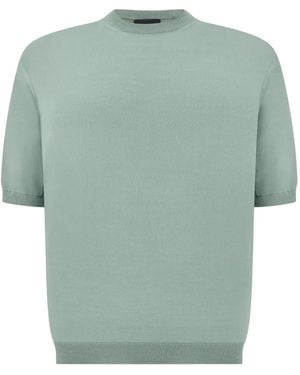 Paul & Shark Fine-Knit Wool T-Shirt - Green