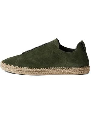 ZEGNA Suede Espadrilles - Green