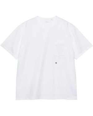 Nanamica T-Shirt Coolmax En Jersey - Blanc