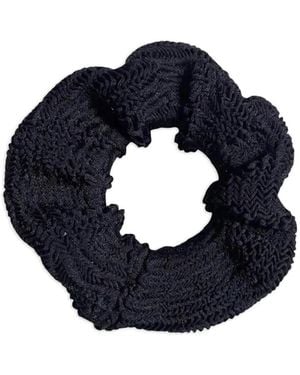Paramidonna Ruffled Scrunchie - Blue