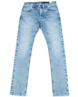 Jude Denim Axe Slim-Cut Jeans - Blue