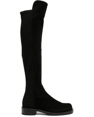 Stuart Weitzman 5050 Bold 40mm スエードブーツ - ブラック