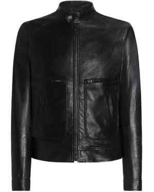 Dolce & Gabbana Nappa Leather Jacket - Black