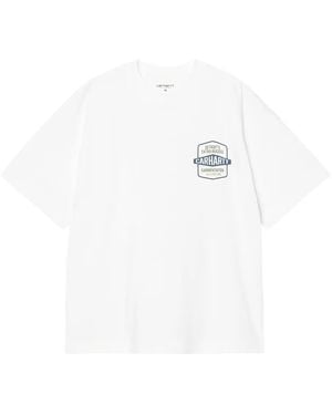 Carhartt Networks Graphic-Print T-Shirt - White